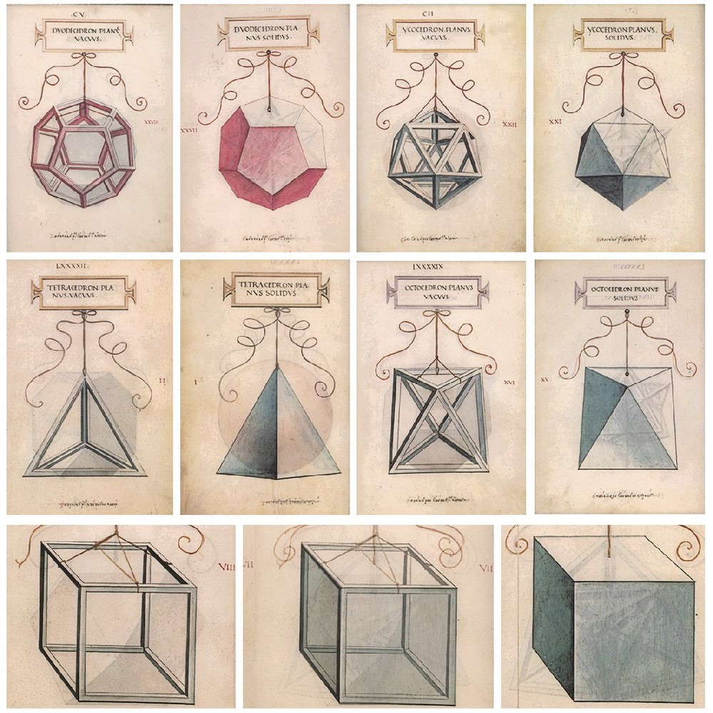  Algunos ejemplos de las ilustraciones en De Divina Proportione 